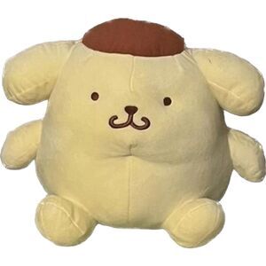 Sanrio Pompompurin Plush 13” Stuffed Animal Kawaii Cute Collectible Toy Preowned